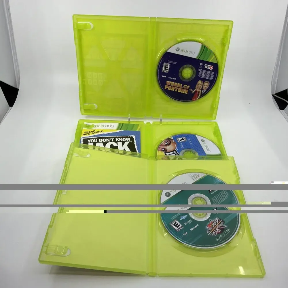 Xbox 360 Trivia Game Show Lot You Don't Know Jack 5th Grader Wheel of Fortune